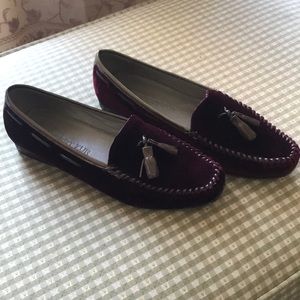 Robert Zur tasseled velvet loafers